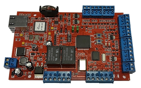 Базовый контроллер Gate-8000-Ethernet в корпусе с одним источником бесперебойного питания и местом под аккумулятор 7Ач.