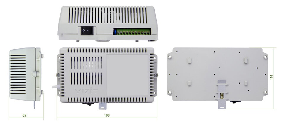 Блок управления  используется совместнос блоками вызова серии 700 (БВД-733х, БВД-740х) в составе многоквартирных домофонови видеодомофонов . Емкость до 400 абонентов.Возможность подключения Ethernet модуля VEM-701(V) и GSM модуля VSM-792. 190-240VAC.