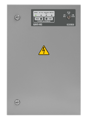 Блок контрольно-пусковой для управления исполнительными устройствами напряжением до 380В, мощностью до 30 кВт, с устройством плавного пуска, возможность контроля до 7 технологических шлейфов, два интерфейса RS485, защита оболочки - IP54