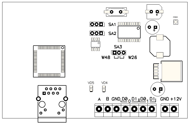Преобразователь интерфейса Ethernet в Wiegand для подключения серверов распознавания (автономеров, лиц) к контроллеру СКУД по спецпротоколу.