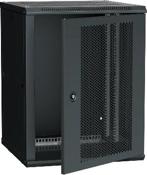 ITK Шкаф LINEA W 12U 600x600 мм дверь перфорированная, RAL9005, Черный