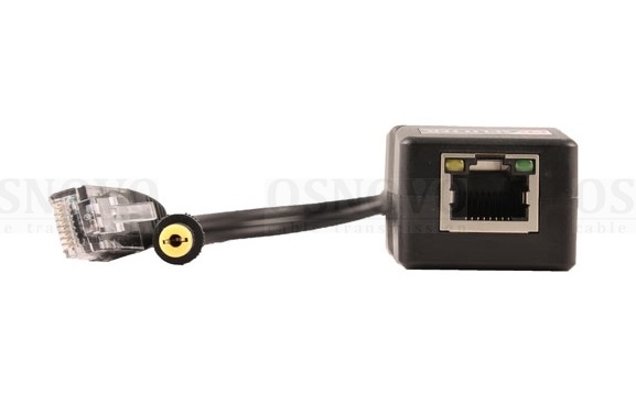 PoE-сплиттер Fast Ethernet. Соответствует стандартам PoE IEEE 802.3af. Предназначен для питания оконечных сетевых устройств, не поддерживающих PoE.