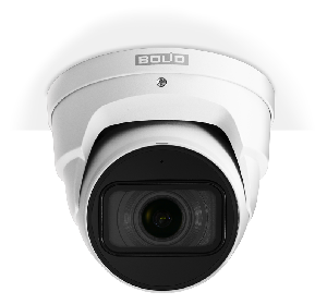 Купольная сетевая видеокамера, цветная, 4 Мп, объектив 2,7-13,5 мм, вариофокальный  моторизированный; Н.265, ИК-подсветка (до 50 м); Micro SD не более 128 Гб;  DC12V, PoE; IP67;  -45 °C ~ +60 °C