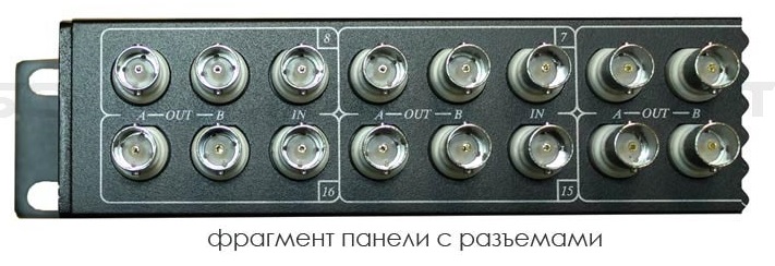 Распределитель HDCVI/HDTVI/AHD/CVBS (16вх./32вых.). Поддержка NTSC, PAL. Встроенная защита от скачков напряжения (TVS). БП в комплекте DC12V(0,5A) (подерживает дипазон входных напряжений DC9-24V).