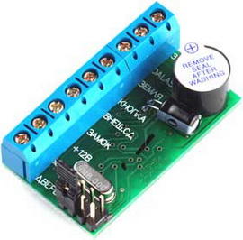 Контроллер в монтажной коробке,  напряжение питания: 8-18V DC,ток потребления: 4 mA, ключей : 1364 шт. ТМ2003,DS1990A, RFID карточки