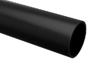 Труба гладкая жесткая ПНД d32 ИЭК черная (100м)