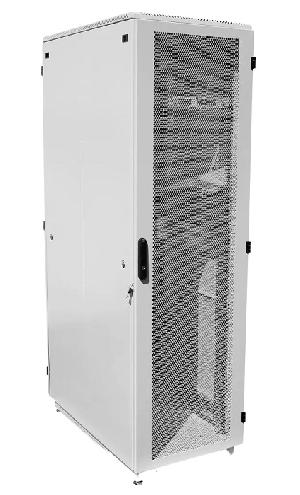 Шкаф телекоммуникационный напольный 42U (600 × 1000) дверь перфорированная