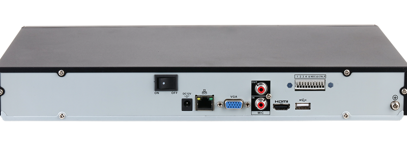 8-канальный IP-видеорегистратор 4K и H.265+, Входящий поток до 160Мбит/с; разрешение записи до 12Мп; накопители: 2 SATA III до 20Тбайт; cеть: 1 RJ45 1000Мбит/с; тревожные вх/вых: 4/2; aудиовх/вых: 1/1; видеоаналитика: 4кн SMD Plus; видеоаналитика с камер: SMD, охрана периметра, детектор лиц и распознавание лиц