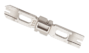 Нож-вставка для заделки витой пары в кроссы типа 110, крепление Twist-Lock, металлик