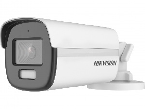Уличная компактная цилиндрическая 2Мп HD-TVI камера с LED подсветкой до 40м и встроенным микрофоном (AoC), объектив 3.6мм