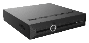 IP-видеорегистратор 40 канальный с поддержкой протокола ONVIF (Profile S); H.264/H.265/H.264 Smart/H.265 Smart; разрешение до 12МП; Битрейт вх. до 320 мбит/с; исх. до 320 Мбит; Выходы - 2xHDMI(4K), 2xVGA; аудио 1x3,5мм; HDD - 8 SATA (до 10ТБ), JBOD, RAID0/1/5/6/10; 1x eSATA; трев.вх./вых-16/4; Сеть-2x1 Гб (RJ45); 2xRS-485, RS-232