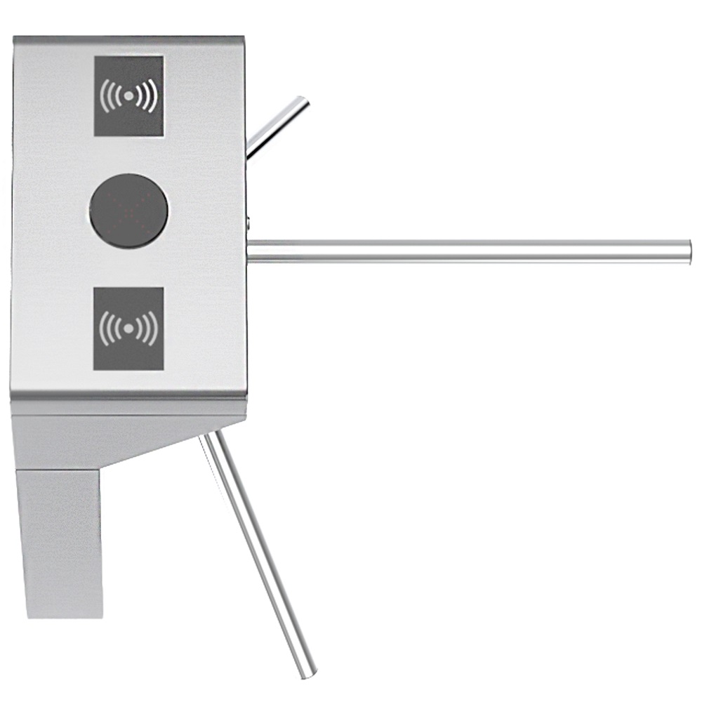 Турникет-трипод  515х310х1050. эл/мех с автоматическими планками "антипаника", Исполнение: нержавеющая сталь, Комплектация: комплект считывателей (HID, E-Marine), планки 600мм, пульт управления с кабелем, ИК-пульт, всепогодное исполнение, "сухие контакты на плате управления"
