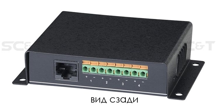 Пассивный 4-канальный приёмопередатчик HDCVI/TVI/AHD по витой паре CAT5e/6 до 300м(HDCVI/AHD), до 200м(HDTVI). Разрешение до 1080p. Встроенная защита от скачков напряжения. Полоса пропускания до 60МГц. Вх. - Клм.(2pin)x4/RJ45. Вых. - BNCx4.