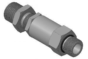 Кабельный ввод с резьбой М20х1,5 мм для кабеля в трубной проводке G1/2, с проходным диаметром d=8-12 мм