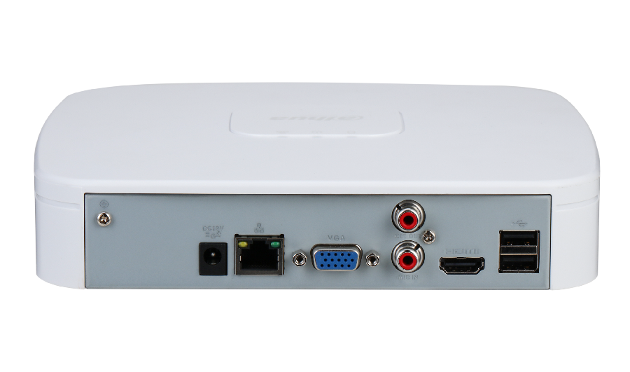 4-канальный IP-видеорегистратор 4K и H.265+, ИИ, H.265+, H.265, H.264+, H.264, MJPEG; до 12Мп; 1 SATA III до 6Тбайт