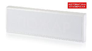 Оповещатель световое табло, скрытая надпись, светодиодный, пластиковая рамка, 12...36 В, IP54, -50...+55°С, 300х100х25 мм.