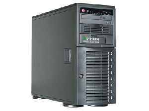 IP видеосервер 48-ми канальный; 48 аудио, 8 HDD SATA; 2 RJ-45 1000BASE-T; Корпус 19", 4U; Hot Swap корзины 3,5 для горячей замены жестких дисков; Аппаратный RAID. Панель управления жесткими дисками.