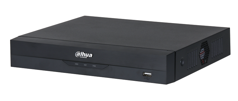 8-канальный IP-видеорегистратор с PoE, 4K, H.265+, ИИ, Входящий поток до 144Мбит/с; H.265+, H.265, H.264+, H.264, MJPEG; разрешение записи до 12Мп; 1 SATA III до 10Тбайт