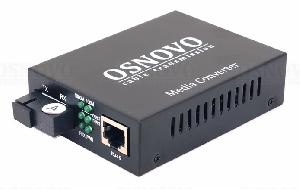 Оптический Gigabit Ethernet медиаконвертер для передачи Ethernet по одному волокну одномодового оптического кабеля до 20км (по многомодовому кабелю до 500м). Поддерживает скорость 10/100/1000М (IEEE 802.3i, IEEE 802.3u, IEEE 802.3ab, IEEE 802.3z). 