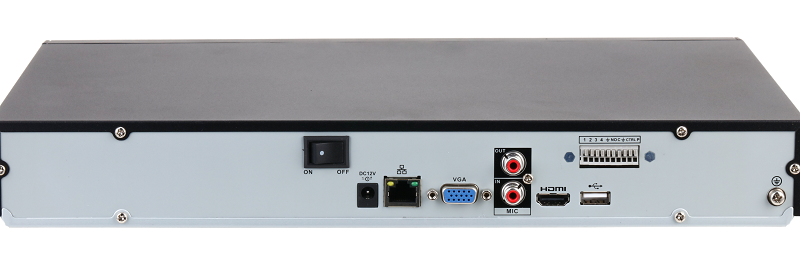16-канальный IP-видеорегистратор 4K и H.265+, Входящий поток до 160Мбит/с; разрешение записи до 12Мп; накопители: 2 SATA III до 20Тбайт; cеть: 1 RJ45 1000Мбит/с; aудиовх/вых: 1/1; видеоаналитика: 4кн SMD Plus; видеоаналитика с камер: SMD, охрана периметра, детектор лиц и распознавание лиц