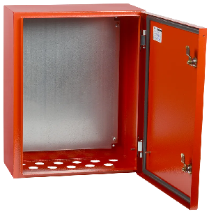 ЩМП-1-0 У2 IP54 RAL 3020 Корпус металлический для сборки шкафов пожарной автоматики 395х310х220 мм