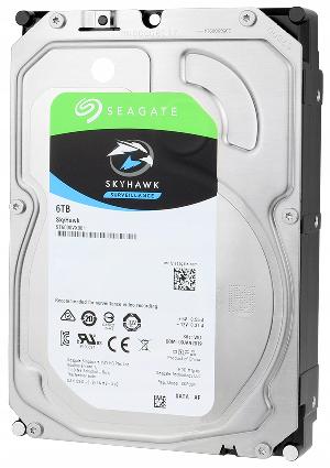 HDD 6Tb Жесткий диск Seagate SkyHawk, 3.5" SATA 6Gb/s, 256MB