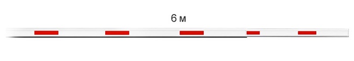 Телескопическия стрела 6м для серии шлагбаумов BG1000