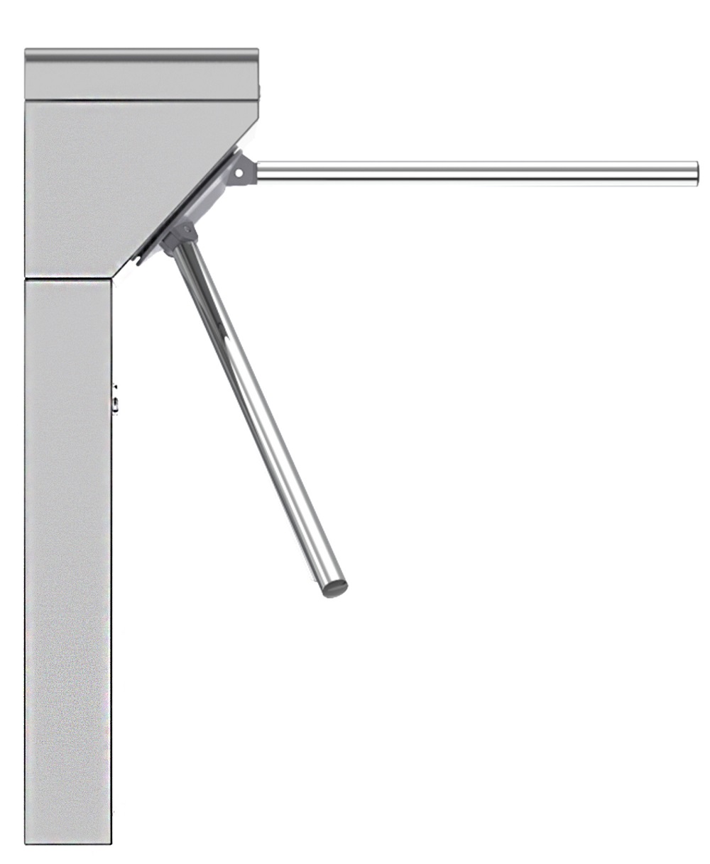Турникет-трипод  515х310х1050. эл/мех с автоматическими планками "антипаника", Исполнение: нержавеющая сталь, Комплектация: комплект считывателей (HID, E-Marine), планки 600мм, пульт управления с кабелем, ИК-пульт, всепогодное исполнение, "сухие контакты на плате управления"