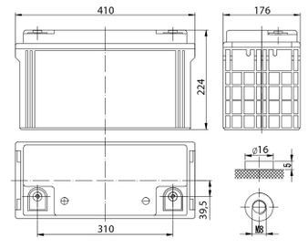 Аккумулятор 120 А/ч, 12В