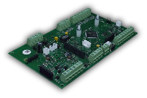 Плата управления контроллера Приток-А-КОП-05, Программируемых шлейфов (ОС, ПС, ТС) - 8, Силовых выходов - 4, Модуль GSM - разъем для установки, Модуль WiFi - разъем для установки