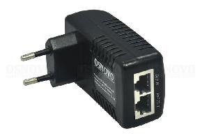PoE-инжектор Gigabit Ethernet на 1 порт. Совместим с оборудованием PoE IEEE 802.3af. Мощность PoE на порт - до 15.4W. Напряжение PoE - 50V(конт. 4,5(+); 7,8(-)). Порты: вх. - 1 x RJ45(10/100/1000 Base-T), вых. 1 x RJ45(10/100/1000 Base-T, PoE, 50V). Питание: AC100-240V.
