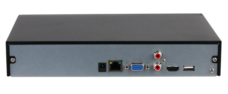 4-канальный IP-видеорегистратор 4K и H.265+, Входящий поток до 80Мбит/с; сжатие: H.265+, H.265, H.264+, H.264, MJPEG; разрешение записи до 8Мп; 1 SATA III до 8Тбайт; воспроизведение: 4кн@1080p; видеовыходы: 1 HDMI, 1 VGA; cеть: 1 RJ45 100Мбит/с; aудиовх/вых: 1/1; 12В(DC)
