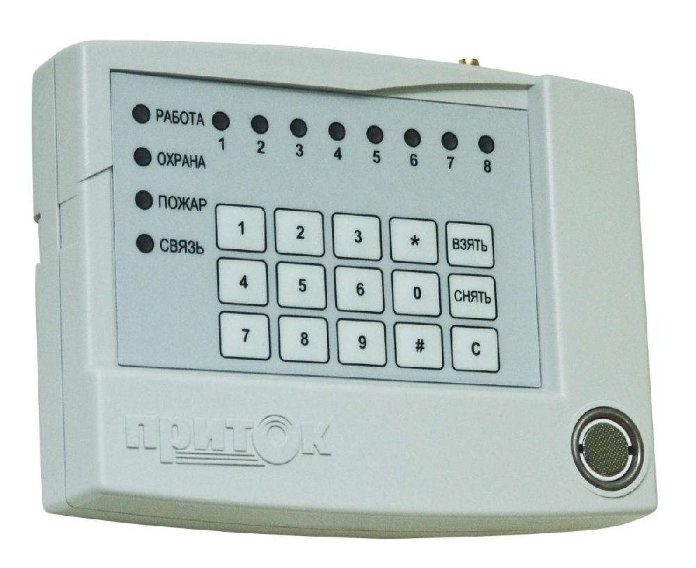 Контроллер охранно-пожарный, канал связи с ПЦН — Ethernet, GSM. 4 шлейфа (ОС, ПС,<br />
ТС), встроенная клавиатура, считыватель ТМ.