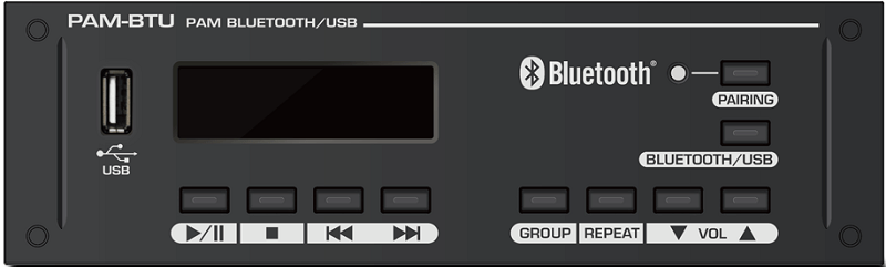 Модуль медиапроигрывателя для усилителей серии PAM; Bluetooth, USB