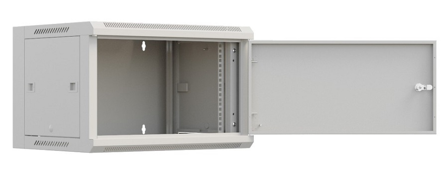 Шкаф настенный телекоммуникационный 9U 600х450х500мм, дверь металлическая
