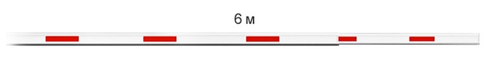 Телескопическая стрела 3.2m+3m для шлагбаумов CMP200