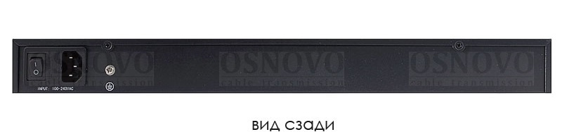 Управляемый PoE-инжектор Gigabit Ethernet на 24 порта. Соответствует стандартам PoE IEEE 802.3af/at. Автоматическое определение PoE устройств. Мощность PoE на порт - до 30W. Суммарная мощность PoE - до 370W. Вх. - 24 x RJ45