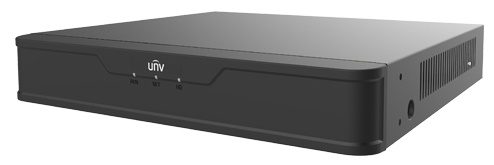 Видеорегистратор IP 8-ми канальный 4K; Входящий поток на запись до 80Мбит/с; Поддерживаемые форматы сжатия:  Ultra 265/H.265/H.264; Запись: разрешение до 4K; HDD: 1 SATA3 до 8Тб; декодирование: 4 x 4K@30, 6 x 5MP@30, 8 x 4MP@30; Видеовыходы: 1 HDMI, 1 VGA; Сеть: 1 порт 100Mb;  Аудио вход/выход; USB: 1 порт USB2.0, 1 порт USB3.0; Поддержка ONVIF, SDK; Поддержка: iOS, Android; Металл; Питание: DC 12В
