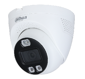 Профессиональная видеокамера 4х форматная (CVI/TVI/AHD/CVBS) Mix-HD цветная купольная уличная со встроенной LED белой подсветкой
