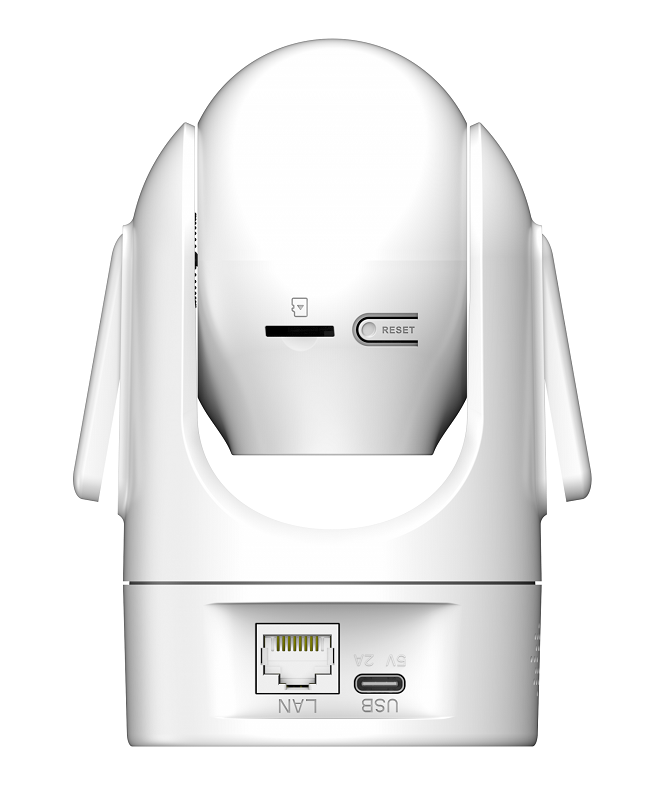 Мини-PT IP-видеокамера с Wi-Fi 4Мп; 1/2.8” CMOS; объектив 4мм; механический ИК-фильтр; чувствительность 0.05лк@F1.6; сжатие: H.265+, H.265, H.264+, H.264, MJPEG; 2 потока до 4Мп@25к/с; видеоаналитика: обнаружение людей, пересечение линии, охрана периметра; ИК-подсветка 15м; встроенные микрофон+динамик; MicroSD до 512Гбайт; питание: 5В(DC) Type-C; Wi-Fi 2.4ГГц