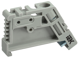 Ограничитель на DIN-рейку пластик IEK