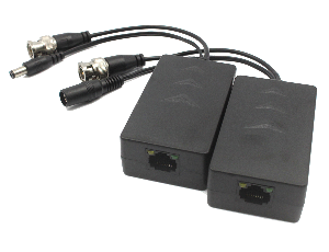 HDCVI приемо-передатчик пассивный + передача питания, Расстояния 4MP/200м, 1080P/250м; 720р/400м, поддержка AHD, TVI, CVBS; входное/выходное питание: 24 или 36 В постоянного тока/12 В постоянного тока; в комплекте 2 шт