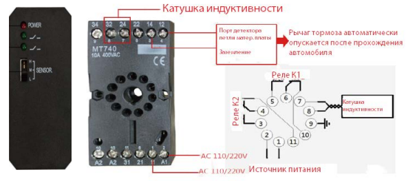 Петлевой детектор для определения наличия автомобиля перед шлагбаумом. Рабочая частота: 20 кГц~170 кГц.Время отклика: 100 мс.Питание: 230 В.Защита: IP30.Рабочая температура: -20°C ~ +55°C