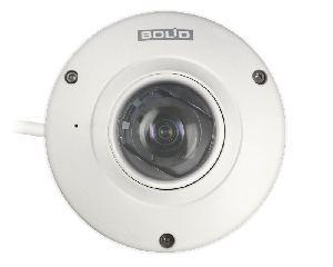 Купольная антивандальная видеокамера  5 Мп, 1/3'' КМОП; объектив 1,42 мм; H.265
