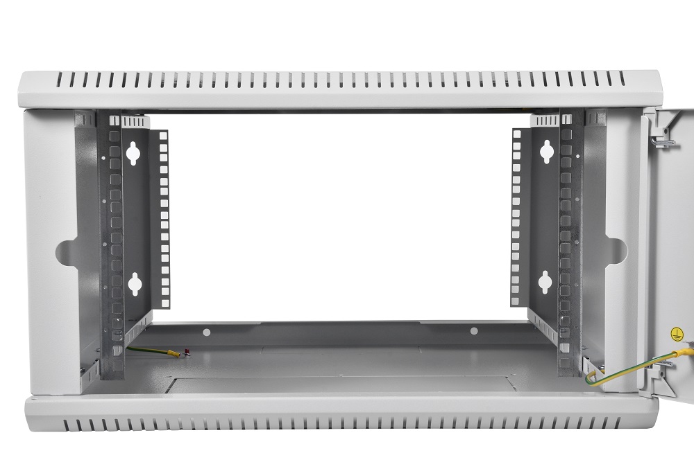 Шкаф телекоммуникационный настенный разборный ЭКОНОМ 12U (600×650) дверь стекло