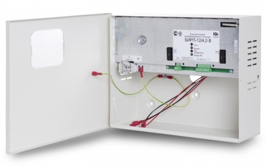 Блок источника резервированного питания для электропитания систем видеонаблюдения 12В, 4А, кратковременно до 5А; под 2 шт. АКБ 12 Ач