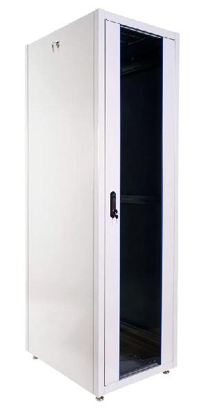 Шкаф телекоммуникационный напольный ЭКОНОМ 42U (800 × 1000) дверь стекло, дверь металл