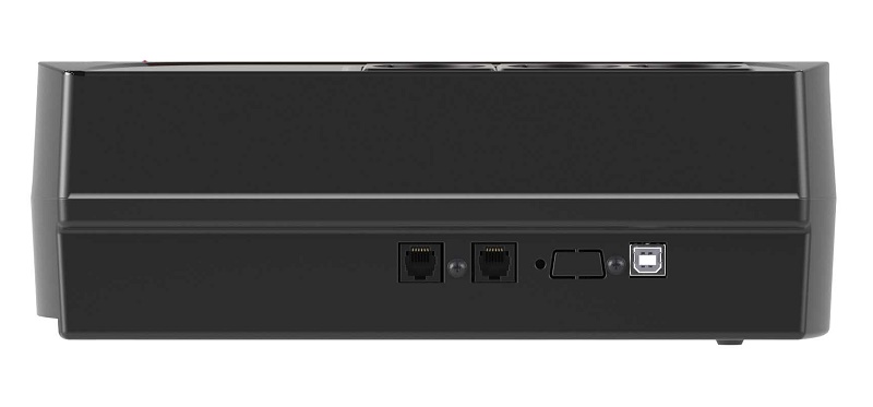Линейно-интерактивный ИБП ДКС серии Info PDU, 600 ВА/360 Вт, 1/1, 6xSchuko,  USB для зарядки (2), USB + RJ11, 1x7Aч