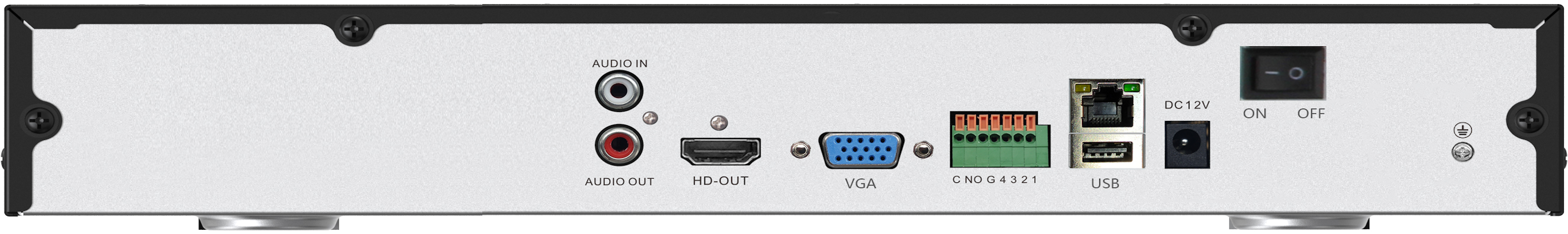 IP видеорегистратор 32 канала, Н.265(+)/264(+) (аудио G.711/AAC), разрешение до 12M(4000x3000), вх.поток до 320Мб, VGA@1080P/HDMl@4K, ONVIF S(T), Р2Р Bitvision, аудио RCA вход/выход, трев.вход/выход – 4/1, 1*USB 2.0/1*USB 3.0, SATA 2*10Тб, RJ45 1000M