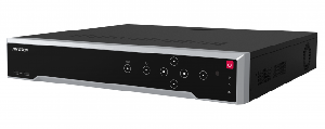 32-х канальный IP-видеорегистратор с PoE, Видеовход: 32 канала до 32Мп; аудиовход: двустороннее аудио 1 канал RCA; аудиовыход: 1 канал RCA; видеовыход: 1 VGA до 1080Р и 2 HDMI до 4К или 8K(7680х4320)+4К (HDMI2/VGA независимые). Входящий поток 320Мб/с; исходящий поток 400Мб/с; разрешение записи до 32Мп; синхр.воспр. 2 канала@32Мп, 10 каналов@8Мп, 20 каналов@4Мп, 32 каналов@2Мп; 4 SATA для HDD до 16Тб, 1 eSATA; тревожные вход/выход 24/9; 24 независимых 100M PoE интерфейсов (<210Вт); 2 RJ45 10M/100M/1000M Ethernet; 2 USB 2.0, 1 USB 3.0; -10°C...+55°C; АC100-240В; 15Вт макс (без HDD), 5кг (без HDD).